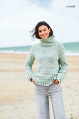 Stylecraft Impressions Aran Pattern 10008 - Sweater & Cardigan