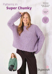 Stylecraft Cloudlike Super Chunky Pattern 10250 - Sweaters
