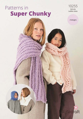 Stylecraft Cloudlike Super Chunky Pattern 10255 - Accessories