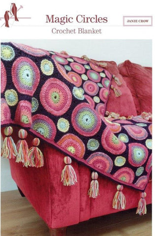 Magic Circles - Stylecraft Life DK & Batik DK - Crochet Blanket Pattern by Janie Crow
