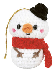 Sven the Snowman Amigurumi Crochet Decoration Kit