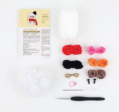 Sven the Snowman Amigurumi Crochet Decoration Kit