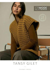 MODE at Rowan Chunky Wool Pattern MIP125 - Crochet Tansy Gilet