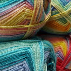 King Cole Tropical Beaches DK Pattern 6123 - Sweater, Cardigan & Tank Top