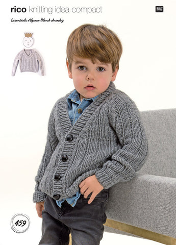 Rico Essentials Alpaca Blend Chunky Pattern 459 - Cardigan & Sweater