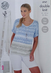 King Cole Vogue DK Pattern 4767 - Ladies' Tops