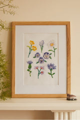 DMC THE PEACEFUL FLOWERS CROSS STITCH KIT BK1950