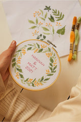 DMC THE SERENE LEAVES CROSS STITCH DUO KIT BK1954