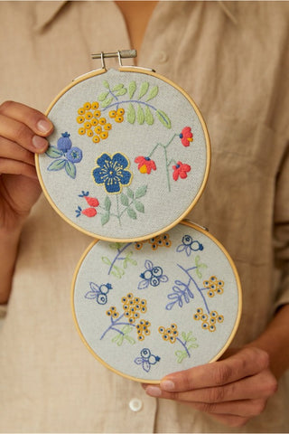 DMC THE FOREST FRUITS EMBROIDERY DUO KIT TB165