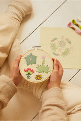 DMC THE SERENE SUCCULENTS EMBROIDERY DUO KIT TB170