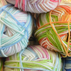 King Cole Baby Drifter, Splash, Glitz & Big Value - Crochet Pattern 4908 - Mermaid Tail Blanket