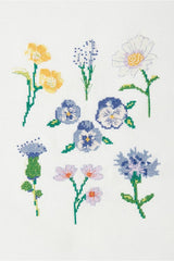 DMC THE PEACEFUL FLOWERS CROSS STITCH KIT BK1950