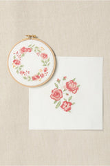DMC THE TRANQUIL ROSE CROSS STITCH DUO KIT BK1955