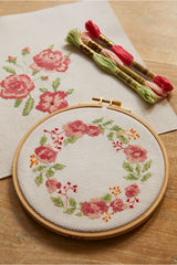 DMC THE TRANQUIL ROSE CROSS STITCH DUO KIT BK1955