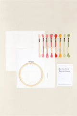 DMC THE TRANQUIL ROSE CROSS STITCH DUO KIT BK1955
