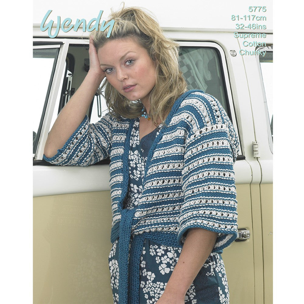 Wendy Supreme Cotton Chunky Pattern 5775 - Kimono - NOW €1.00