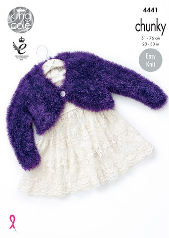 King Cole Tinsel Pattern 4441- Bolero