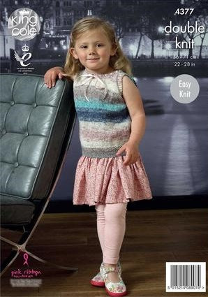 King Cole Shine Pattern 4377 - Cardigan and Top - NOW €1.00