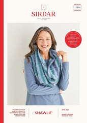 Sirdar Shawlie Pattern 10216 - Shawl