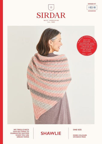 Sirdar Shawlie Pattern 10218 - Shawl