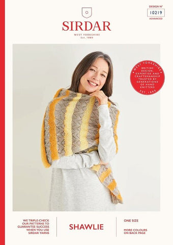 Sirdar Shawlie Pattern 10219 - Shawl