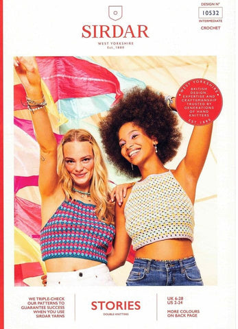 Sirdar Stories DK Pattern 10532 - Crochet "With the Band" Vest