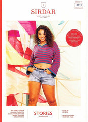 Sirdar Stories DK Pattern 10539 - "Cow Bell Sleeve" Sweater