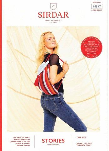 Sirdar Stories DK Pattern 10547 - "Backstage Pass" Bag