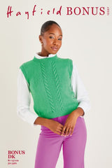 Hayfield Bonus DK Pattern 10597 - Sweater Vest