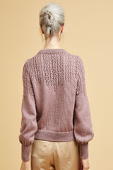 Sirdar No.1 DK Pattern 10667 - Lace Yoke Sweater