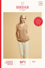 Sirdar No.1 DK Pattern 10668 - Golden Age Vest