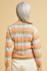 Sirdar No.1 DK Pattern 10670 - Crochet Chevron Stripe Jacket