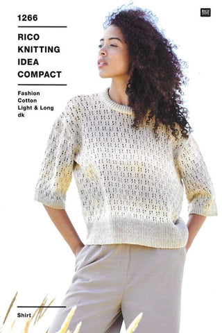 Rico Fashion Cotton Light & Long DK Pattern 1266 - Top