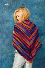 Stylecraft Cabaret DK Crochet Pattern 9187 - Scarf & Shawl - NOW €1.00