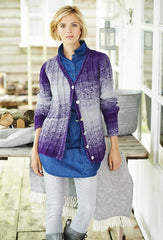Stylecraft Ombre Pattern 9219 - V Neck Cardigan & Waistcoat - REDUCED - NOW €1.00