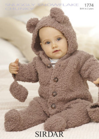 Sirdar Snuggly Snowflake Chunky Knitting Pattern 1774