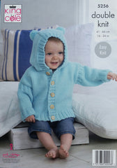 King Cole Big Value Baby DK Pattern 5256 - Jackets