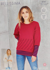 Stylecraft Bellissima DK Pattern 9587 - Cardigan & Sweater
