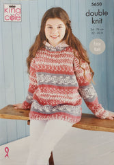 King Cole Fjord DK Pattern 5650 - Sweater & Hoodie