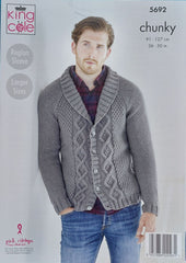 King Cole Ultra Soft Chunky Pattern 5692 - Cardigans