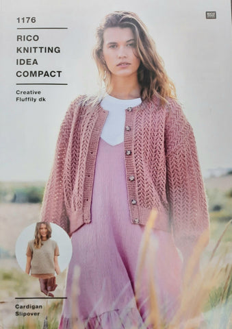 Rico Creative Fluffily DK Pattern 1176 - Cardigan & Slipover