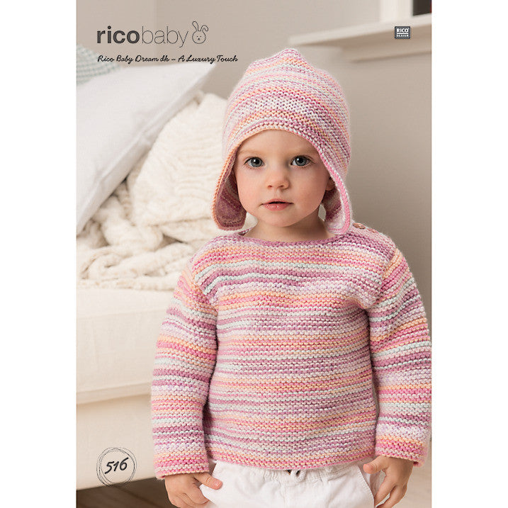 Rico Baby Dream DK - A Luxury Touch Pattern 516 - Hat & Sweater