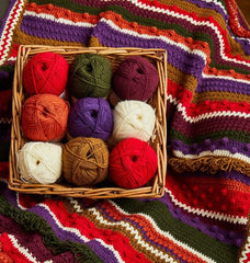 Sirdar Winter Berries Blanket Crochet Along Yarn Pack