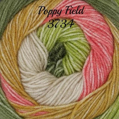 Stylecraft Batik Swirl DK Crochet Pattern 9489 - Scarf, Cowl & Mitts