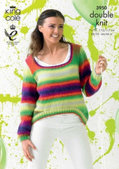 King Cole Riot DK Pattern 3950 -  Cardigan & Sweater