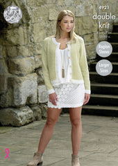 King Cole Majestic DK Pattern 4921 - Ladies' Cardigans