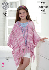 King Cole Vogue DK Pattern 4463 - Ponchos