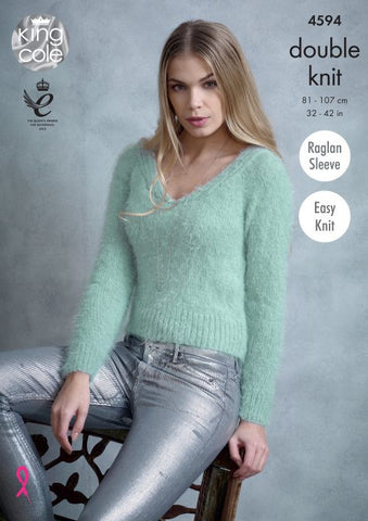 King Cole Embrace DK Pattern 4594 - Sweaters - NOW €1.00