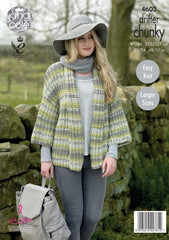 King Cole Drifter Chunky Pattern 4603 - Ladies Jackets