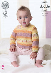 King Cole Splash DK Pattern 4656 - Waistcoat, Cardigan & Sweater